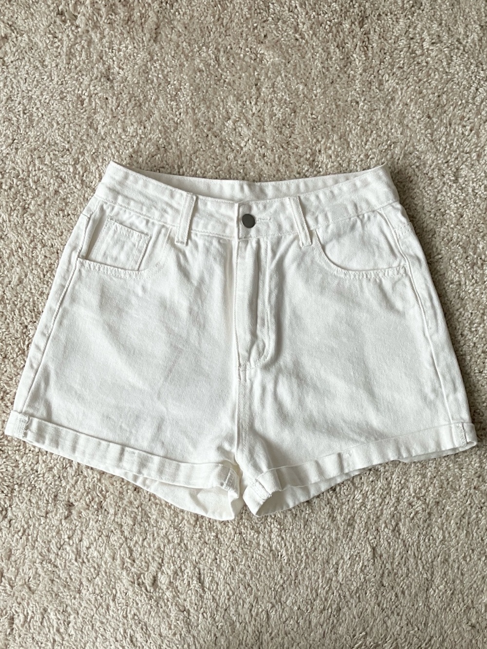 Shein | White Denim Women's Shorts